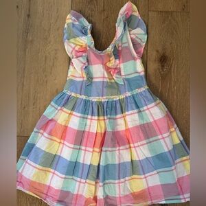 Tommy Bahama Multicolor Plaid Kids Casual Dress
